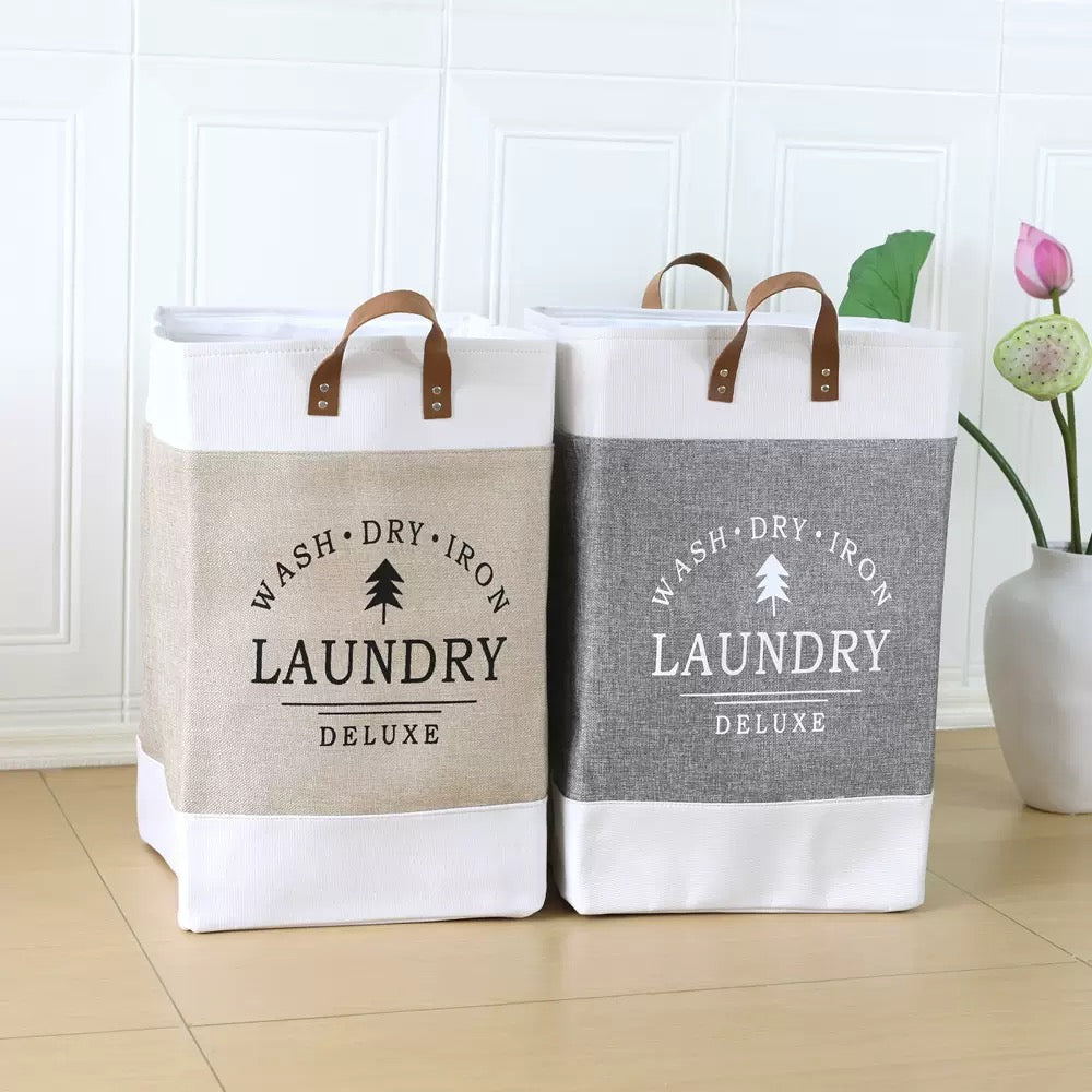 Deluxe Fabric Laundry Basket : PRE-ORDER