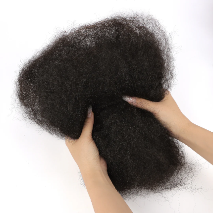 Njerimaremare Afro Kinky curly Bulk Human Hair 50g  per pack  4C