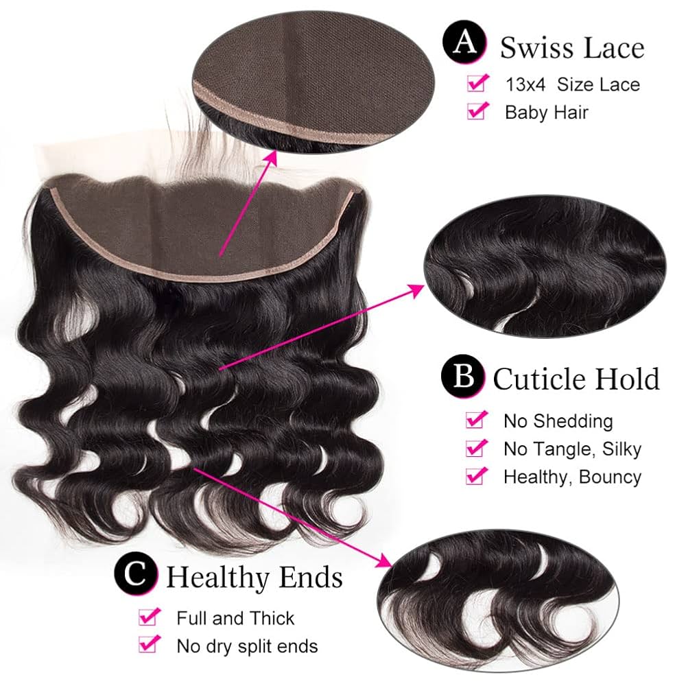 Vietnamese HD Swiss lace frontal ear to ear (14*4) in bone straight, curly or wavy human hair.