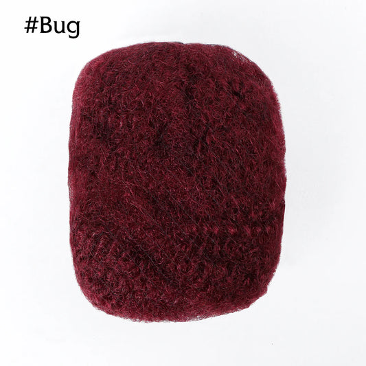 AFROKINKY Bulk human hair 50g pack Coloured.