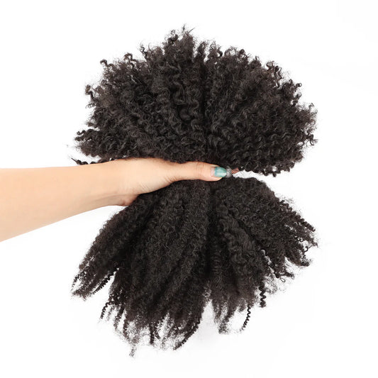 Njerimaremare 4C AFROKINKY human hair braiding bundles- 50g/pack