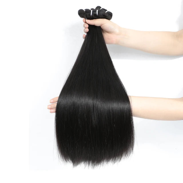Vietnamese Super double drawn 100% Virgin Human Hair- Bone straight.