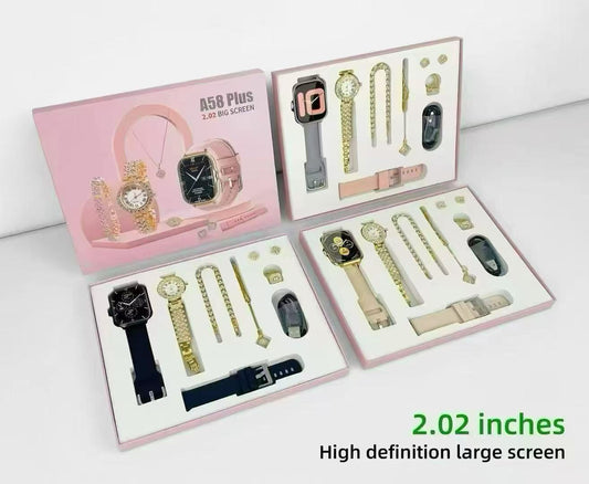 A58 Plus Smart Watch Luxury  Set (2.02” HD Display) : PRE-ORDER