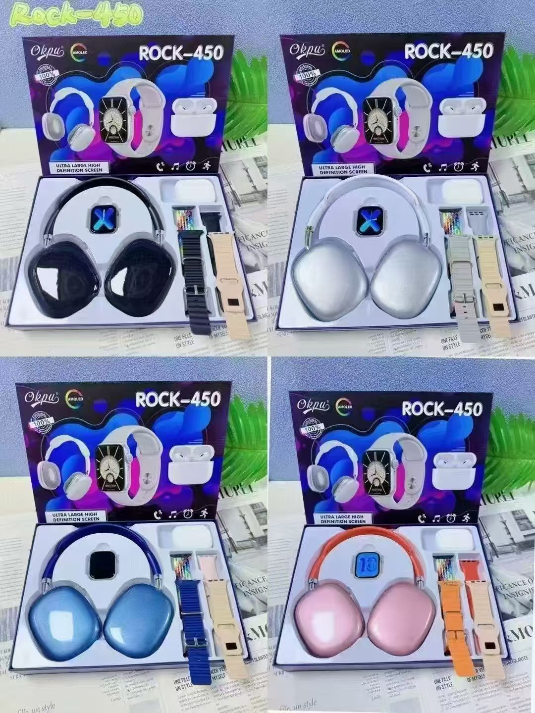 🎧 ROCK-450 Smart Watch & Headphone Set : PRE-ORDER