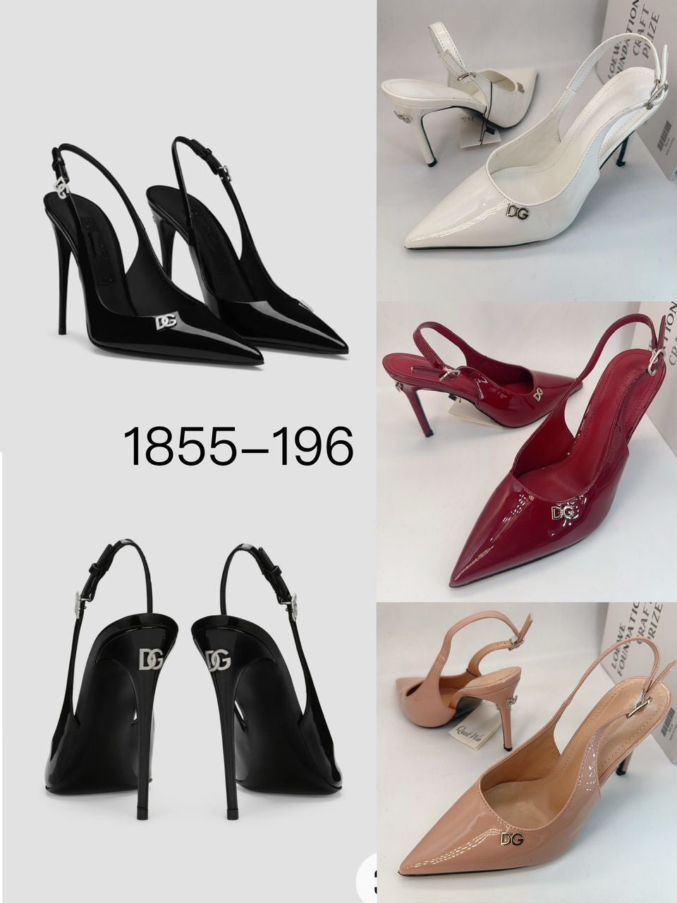 DG Slingback Patent Heels : PRE-ORDER