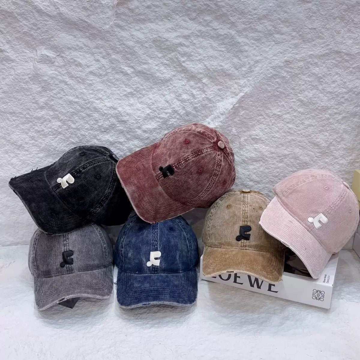 Corduroy Minimal Letter Cap : PRE-ORDER