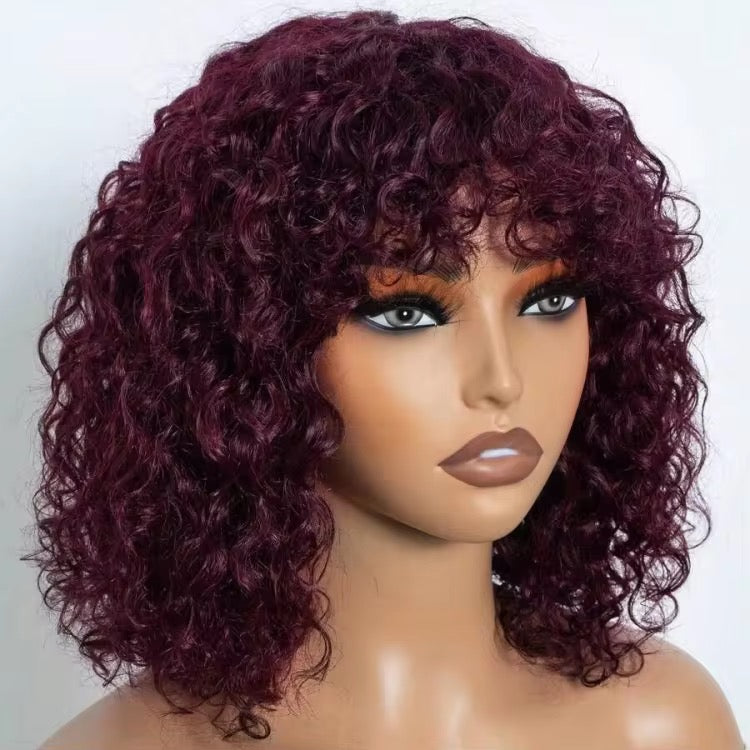 12-Inch Water Wave Human Hair Wig (pre-order)