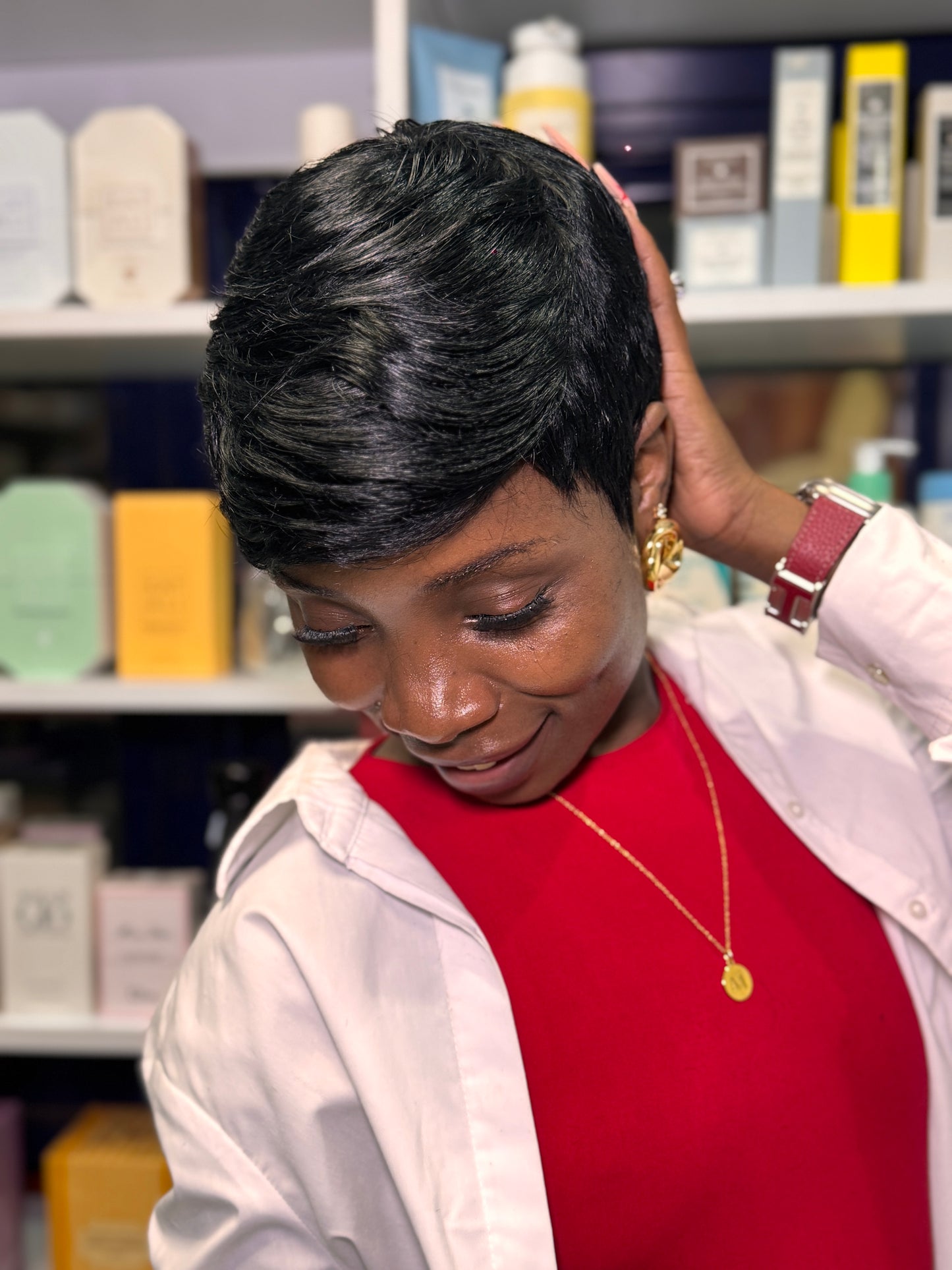 Nia Long Inspired Pixie Cut Wig – Chic, Timeless & Effortlessly Stylish ✨