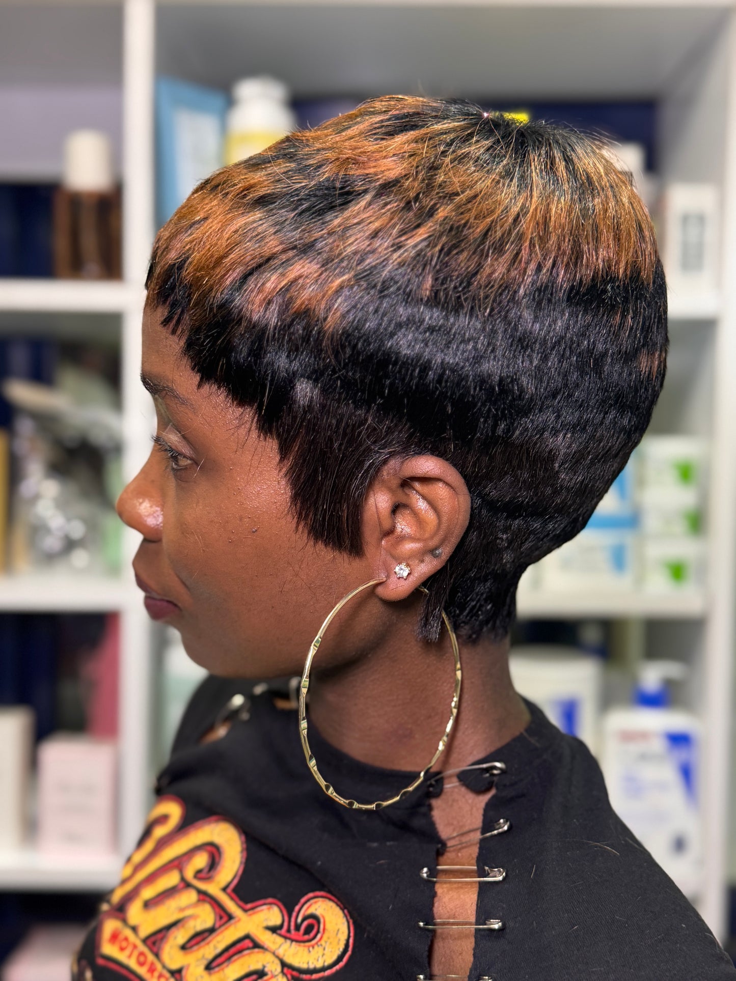 Kelly Rowland Pixie Cut Wig – Sleek, Bold & Effortlessly Chic ✨