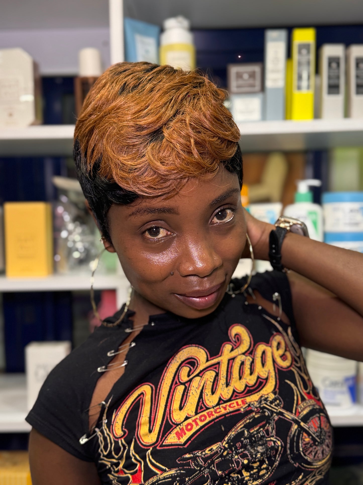 Nia Long Inspired Pixie Cut Wig – Chic, Timeless & Effortlessly Stylish ✨