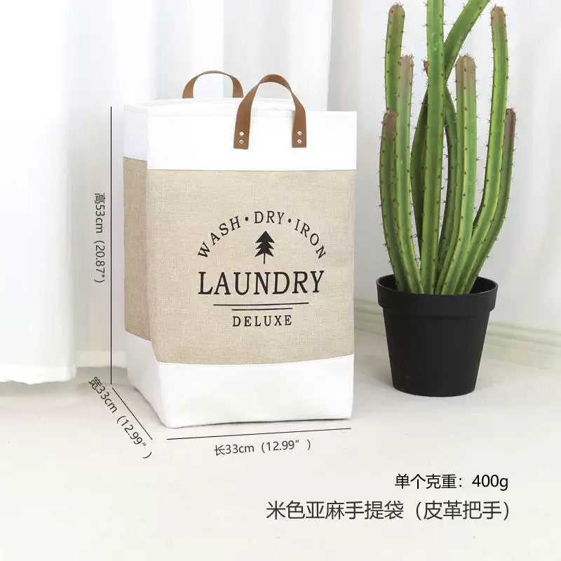 Deluxe Fabric Laundry Basket : PRE-ORDER