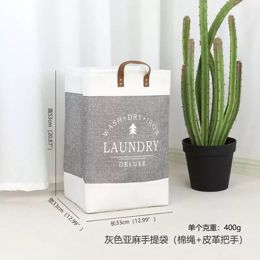 Deluxe Fabric Laundry Basket : PRE-ORDER