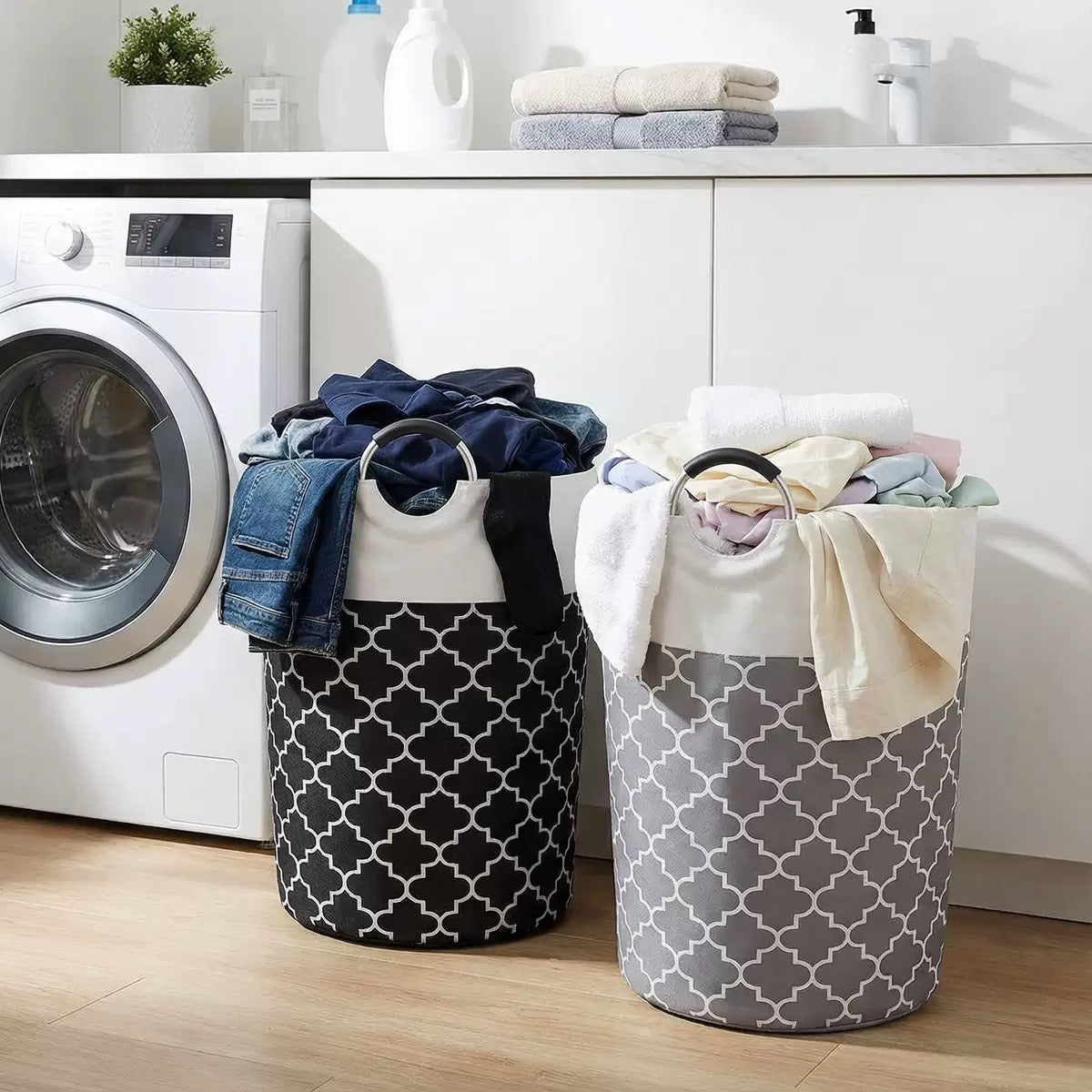 Modern Pattern Laundry Basket : PRE-ORDER