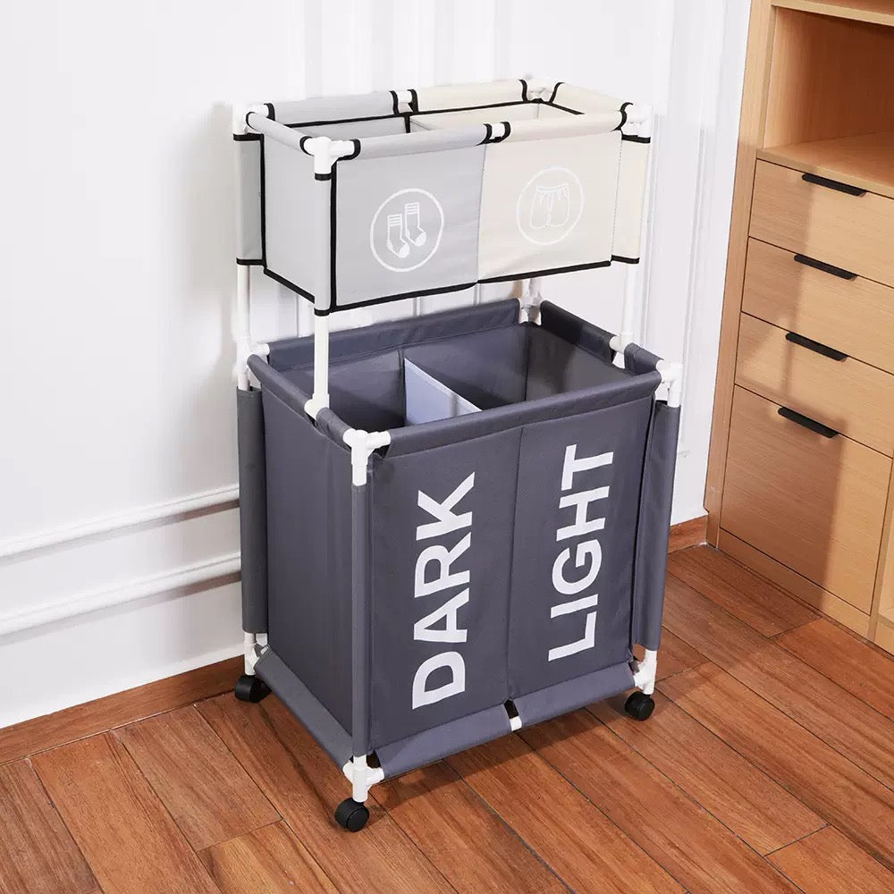 2-Tier Laundry & Storage Organizer – Sort Smarter, Live Easier: PRE-ORDER