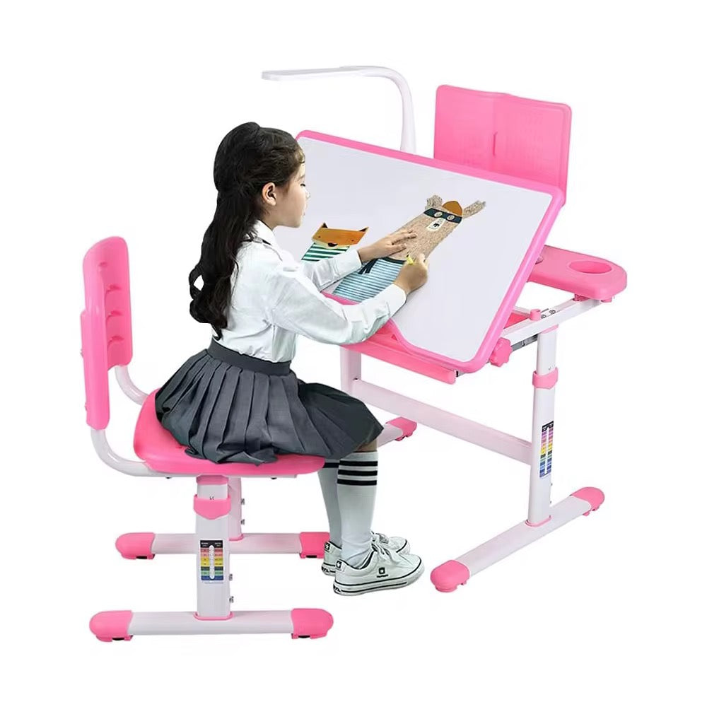 Kids Adjustable Study Desk & Chair With LED Light (PRE-ORDER)