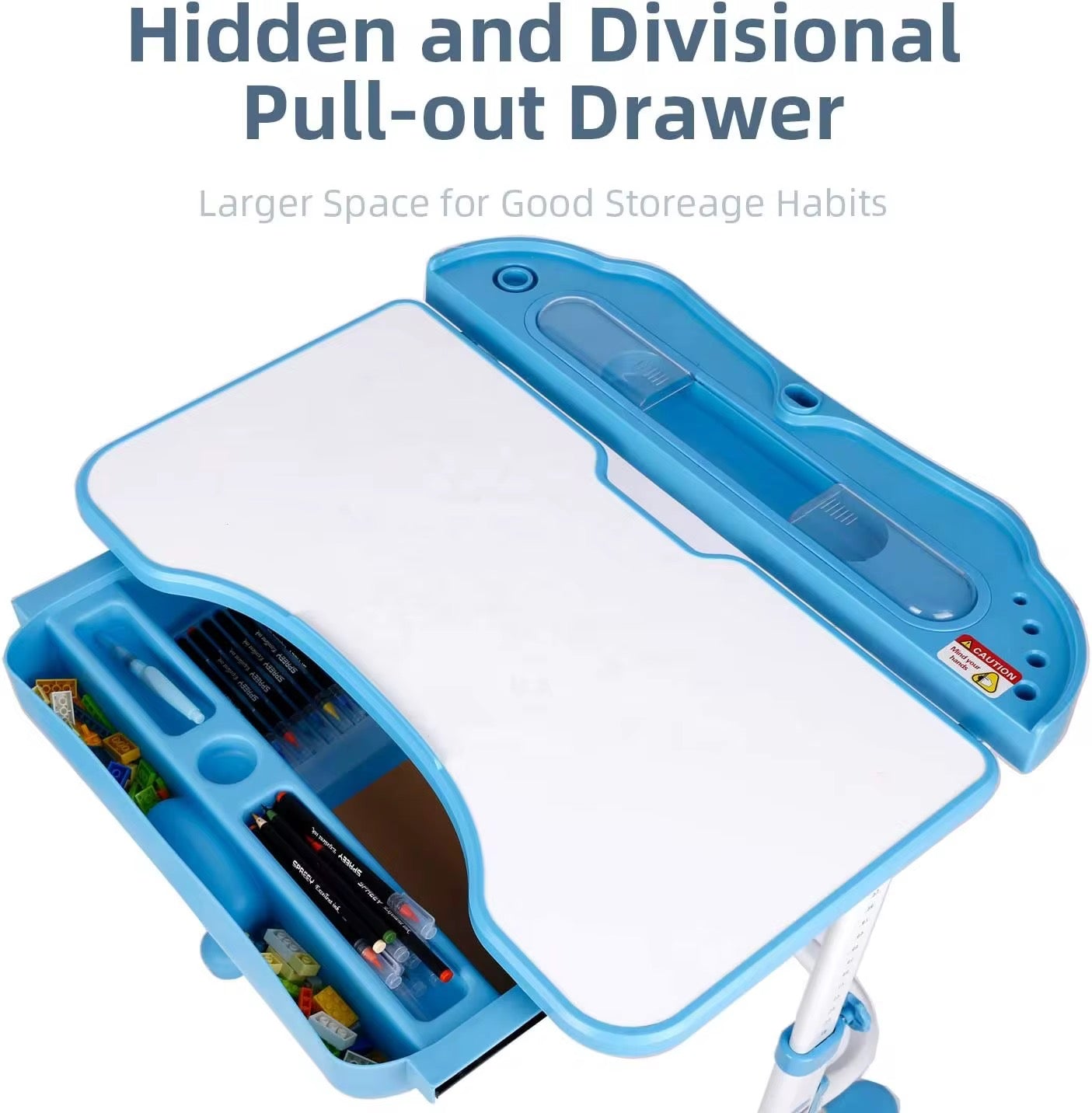 Kids Adjustable Study Desk & Chair With LED Light (PRE-ORDER)