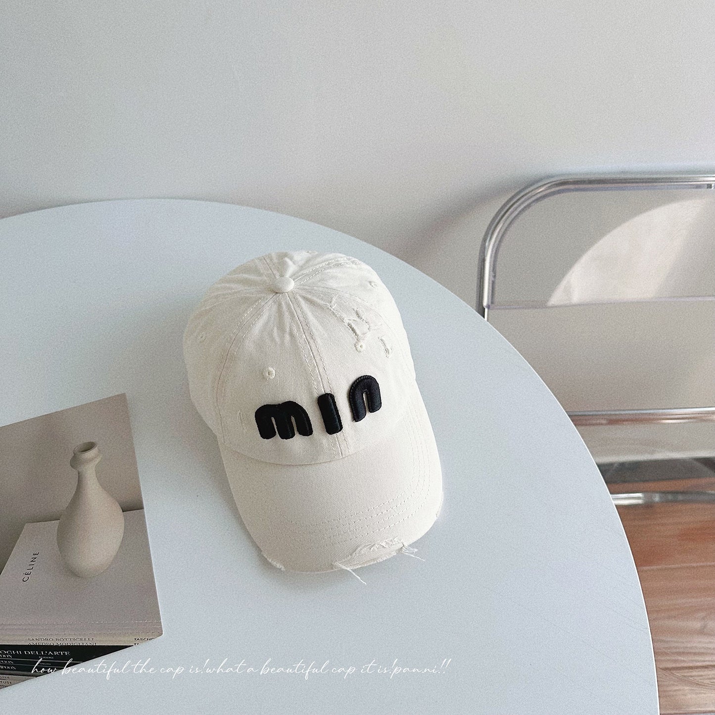 MIU Vintage Distressed Baseball Cap
