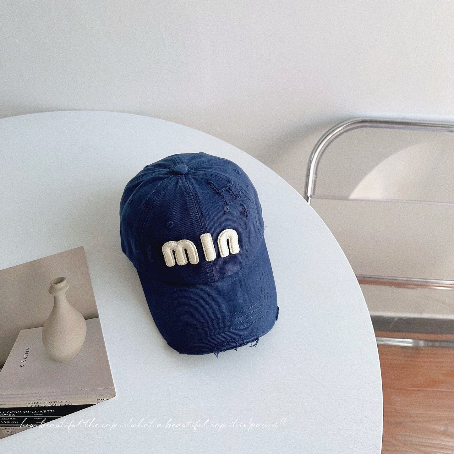MIU Vintage Distressed Baseball Cap