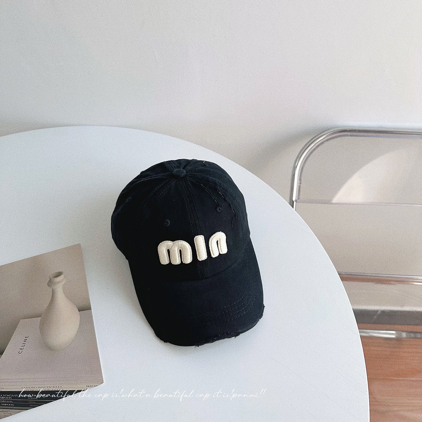 MIU Vintage Distressed Baseball Cap
