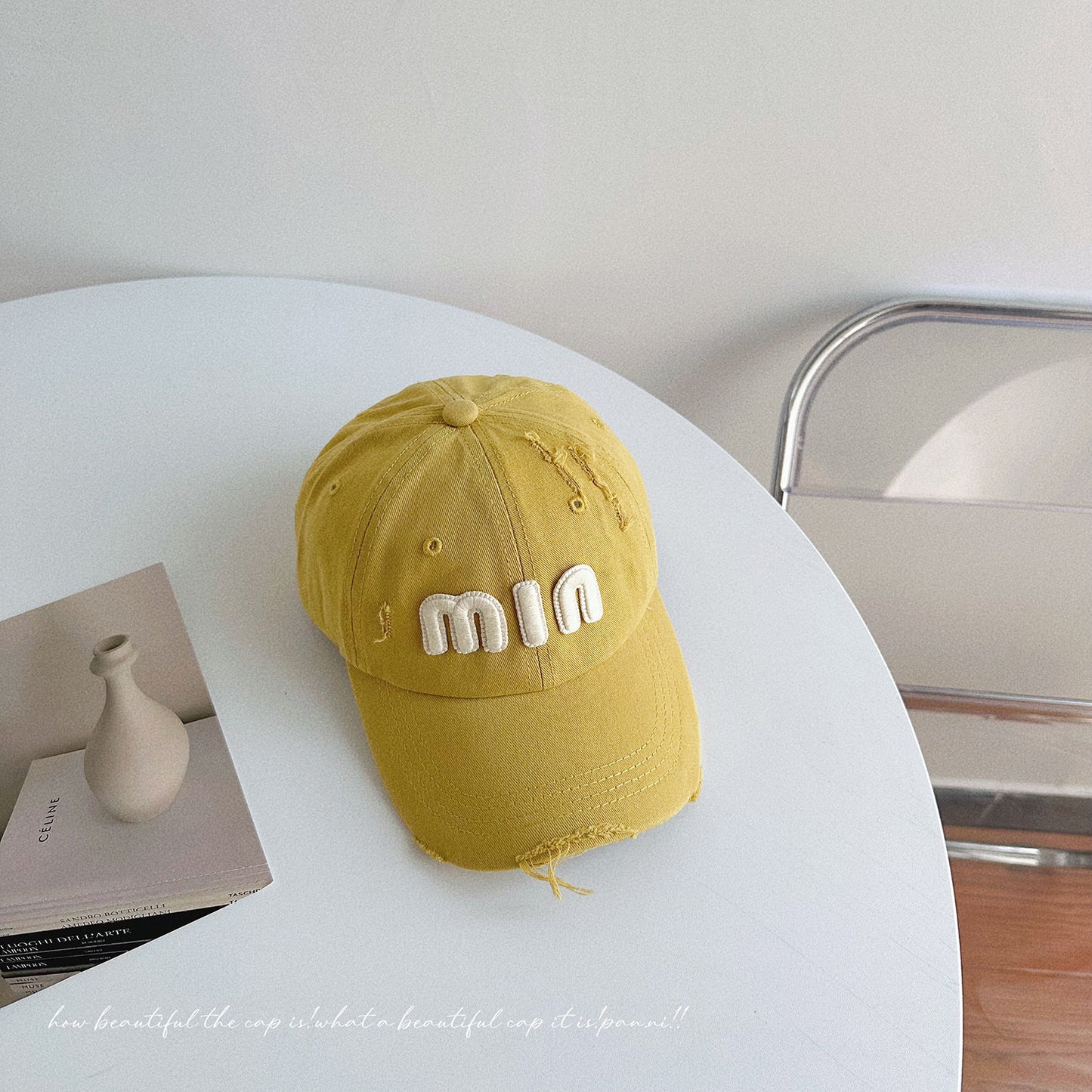 MIU Vintage Distressed Baseball Cap