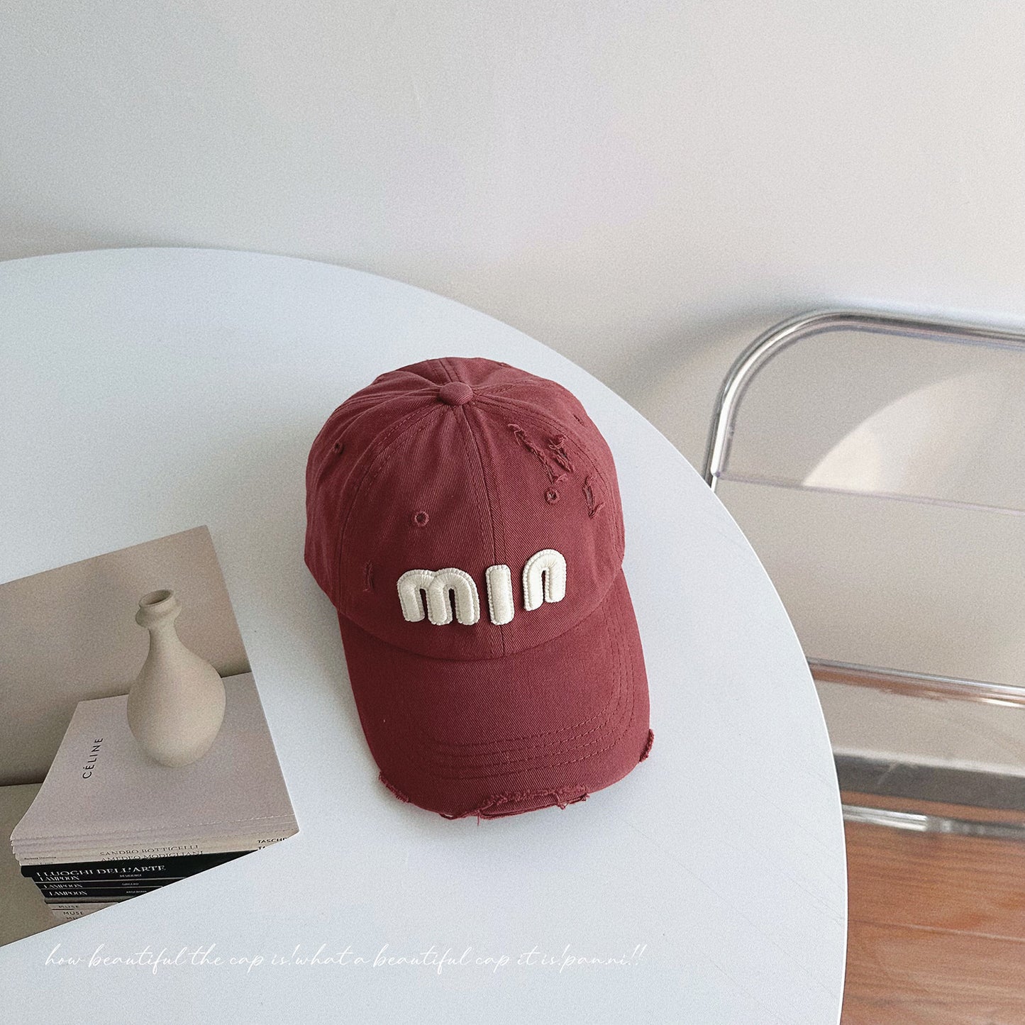 MIU Vintage Distressed Baseball Cap