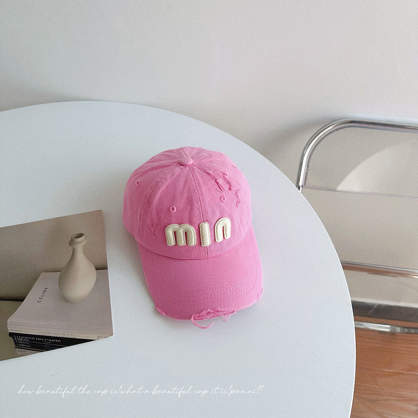 MIU Vintage Distressed Baseball Cap