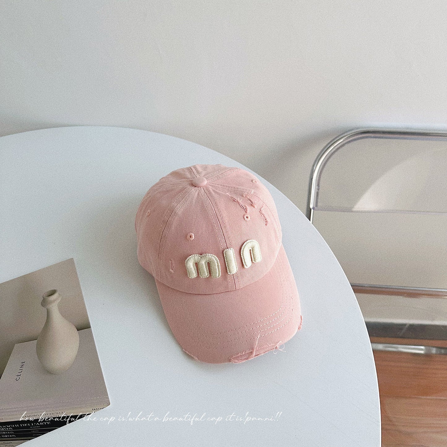 MIU Vintage Distressed Baseball Cap