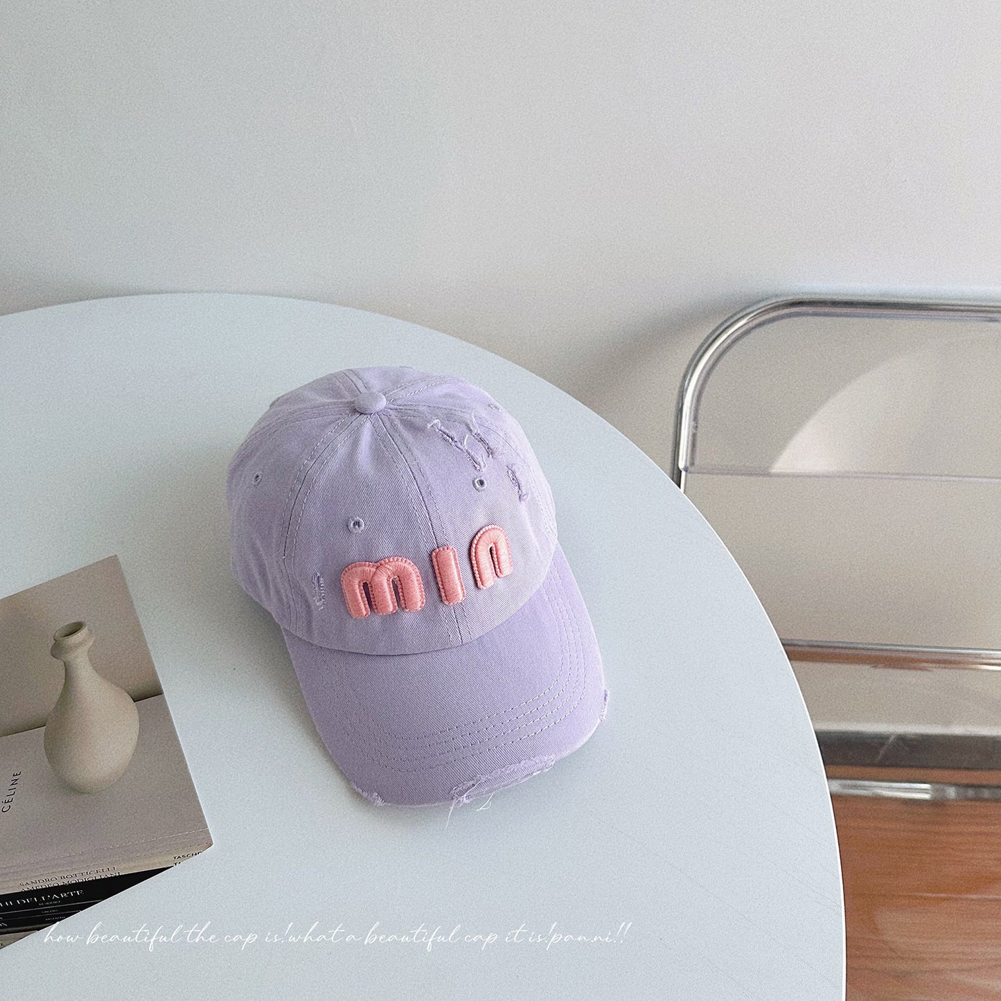 MIU Vintage Distressed Baseball Cap