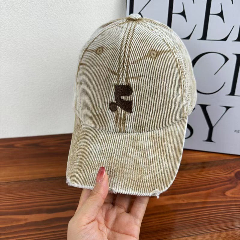 Corduroy Minimal Letter Cap : PRE-ORDER