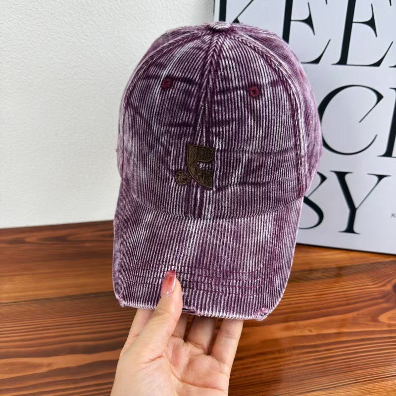 Corduroy Minimal Letter Cap : PRE-ORDER