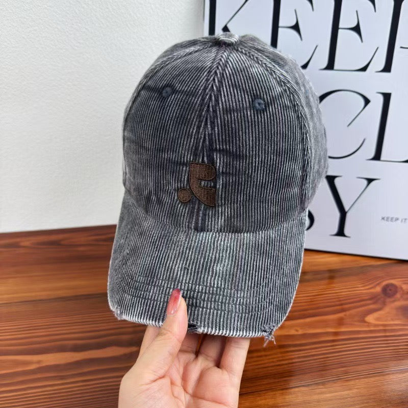Corduroy Minimal Letter Cap : PRE-ORDER