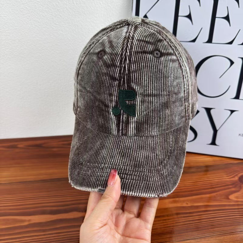 Corduroy Minimal Letter Cap : PRE-ORDER