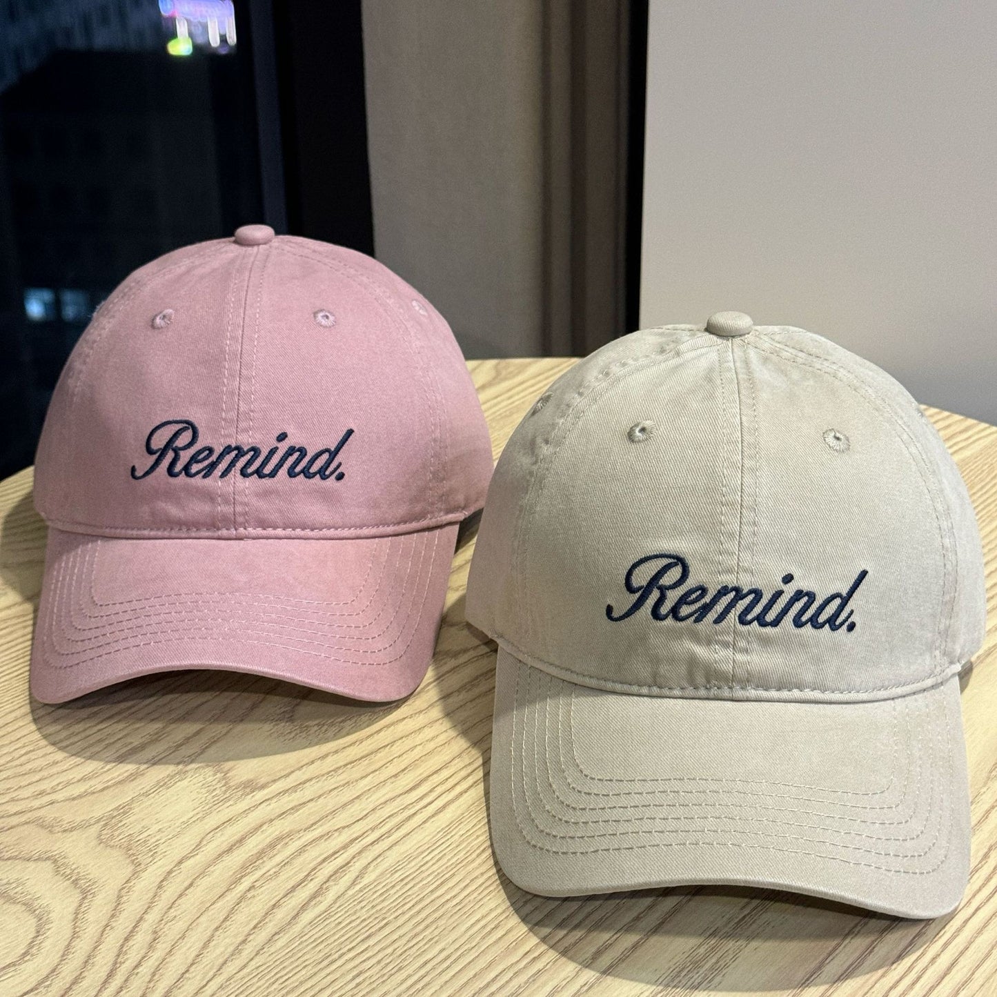 Remind Embroidered Baseball Cap : PRE- ORDER