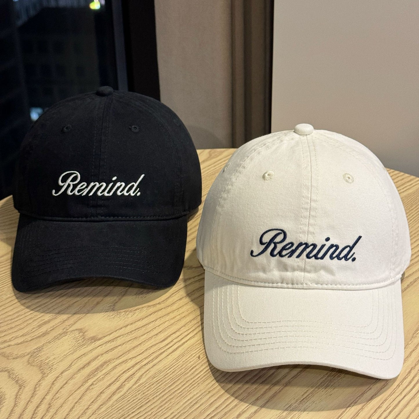 Remind Embroidered Baseball Cap : PRE- ORDER