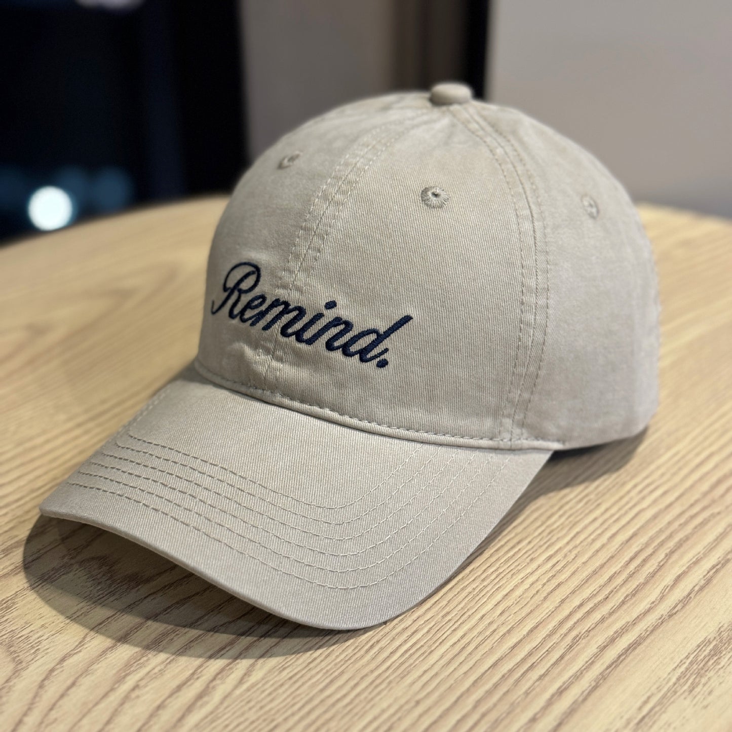 Remind Embroidered Baseball Cap : PRE- ORDER