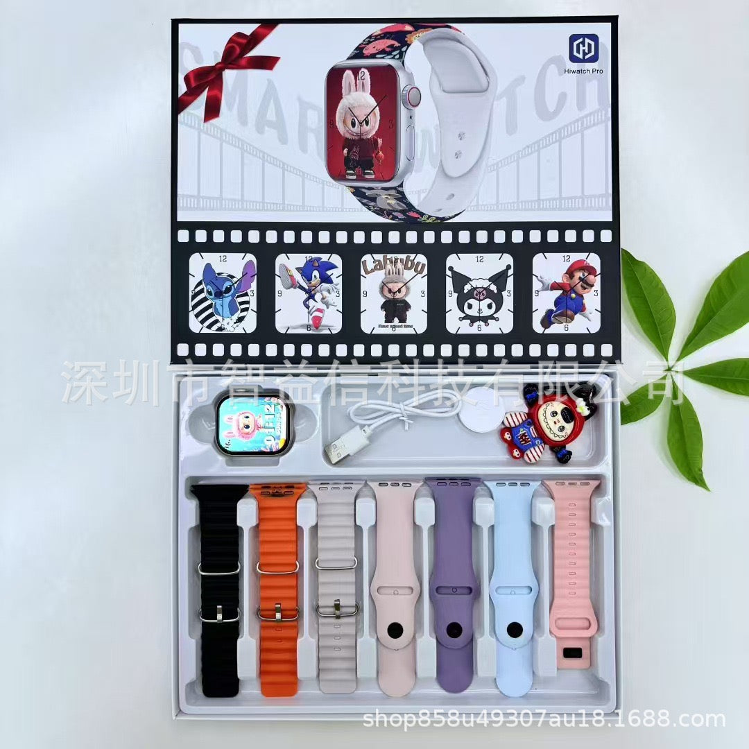 Multi-Band Kids Smartwatch Gift Set – Cartoon Edition (PRE-ORDER)