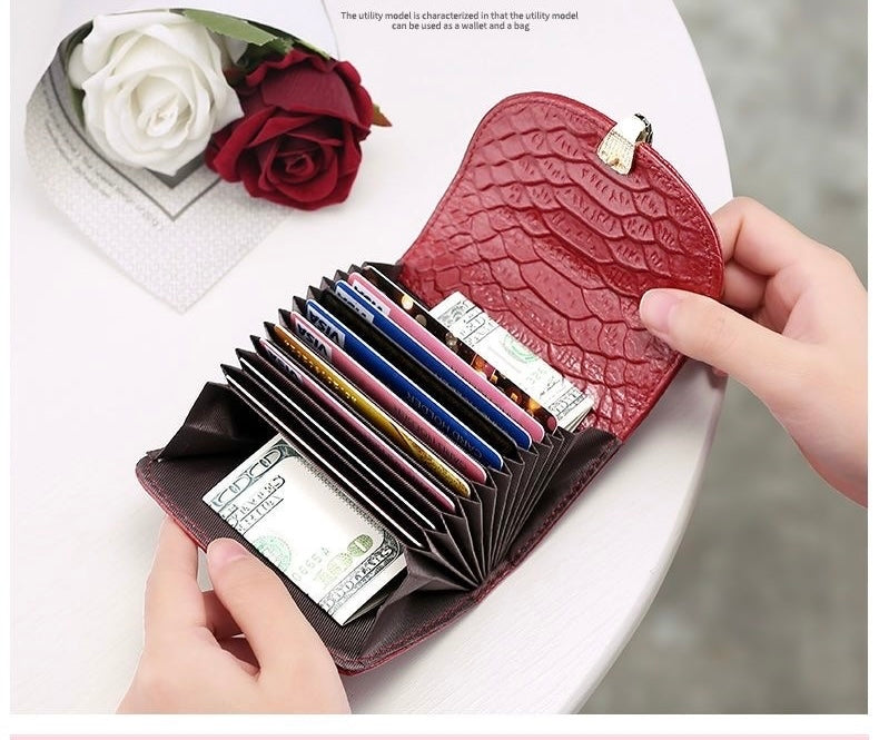 Luxury Pure Leather Card Holder Wallet – Elegant • Durable • Everyday Essential : PRE-ORDER