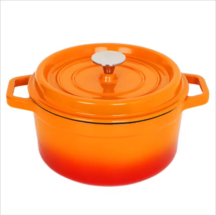 Premium Enamel Cast Iron Pot  Available in 20cm to 28cm : PRE-ORDER