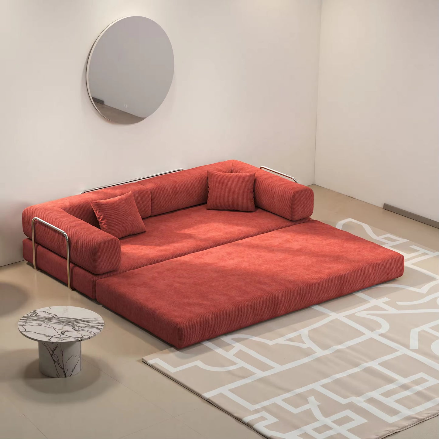 Convertible Compressible Standard Couch  Modern 3-in-1 Lounge Sofa : PRE-ORDER