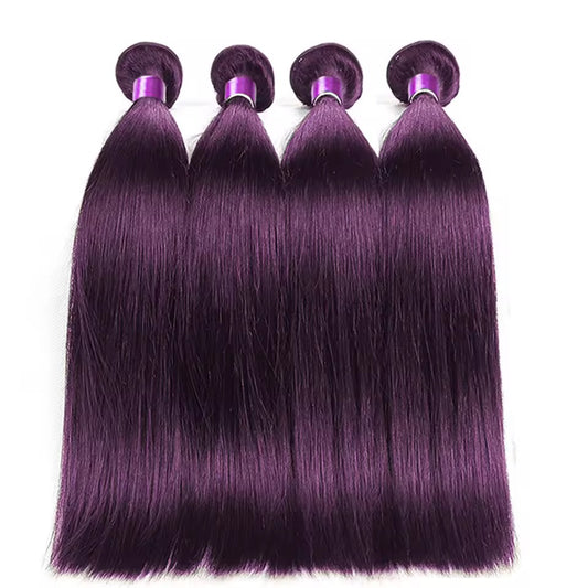 Vietnamese virgin human hair coloured hair bundles- super double drawn - Bone straight/wavy/curly (2)