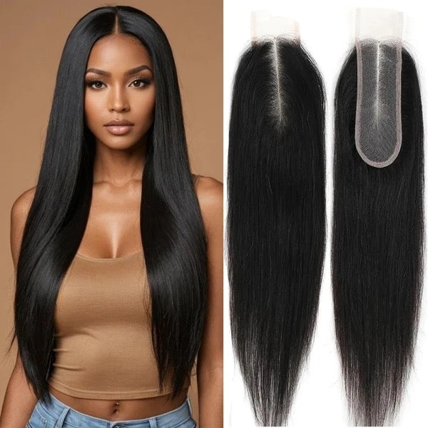 Vietnamese Normal Lace Closures( 2*4, 4*4, 5*5)