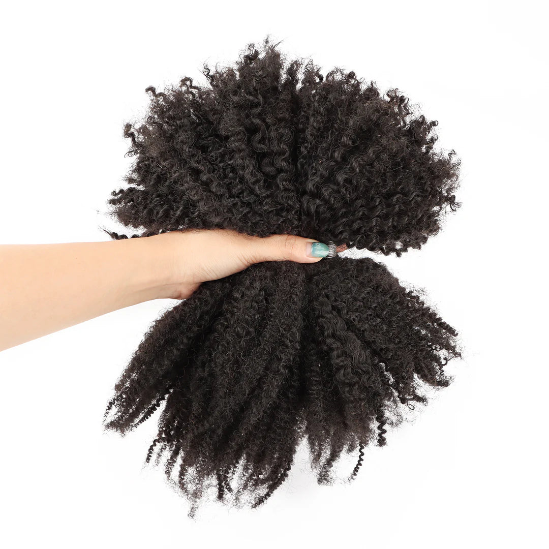 Njerimaremare 4C AFROKINKY human hair braiding bundles- 50g/pack