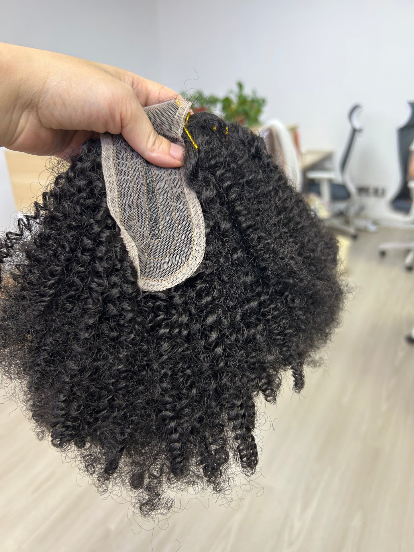 Semi-Human Hair Bundle Set with 2*6 Closure – 6 Bundles 12inches (pre-order)