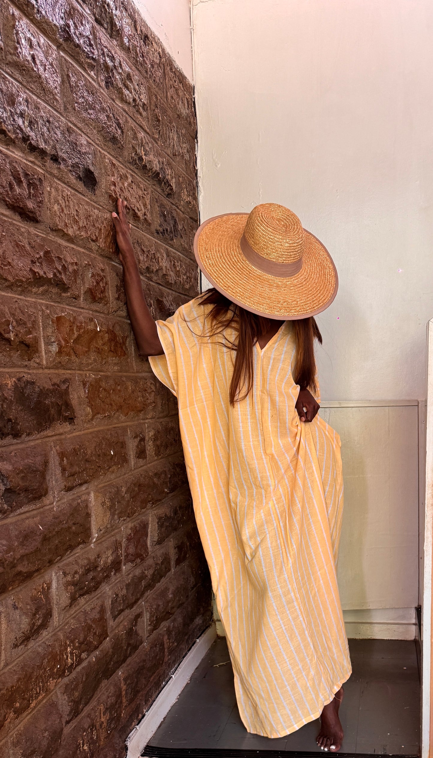 Effortless Elegance Stripe Maxi Dress