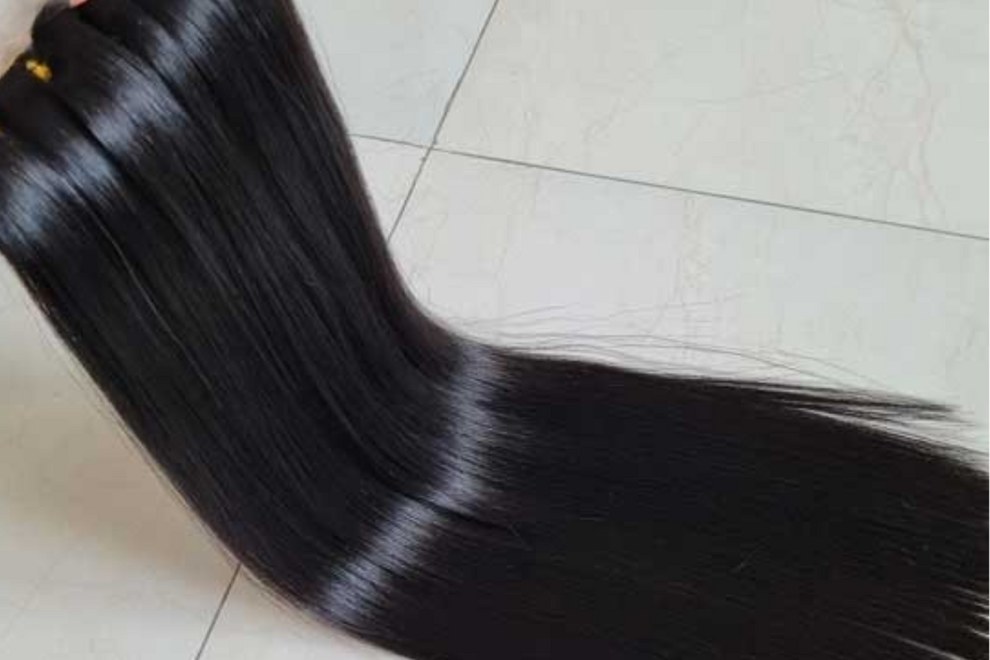 Vietnamese Super double drawn 100% Virgin Human Hair- Bone straight.