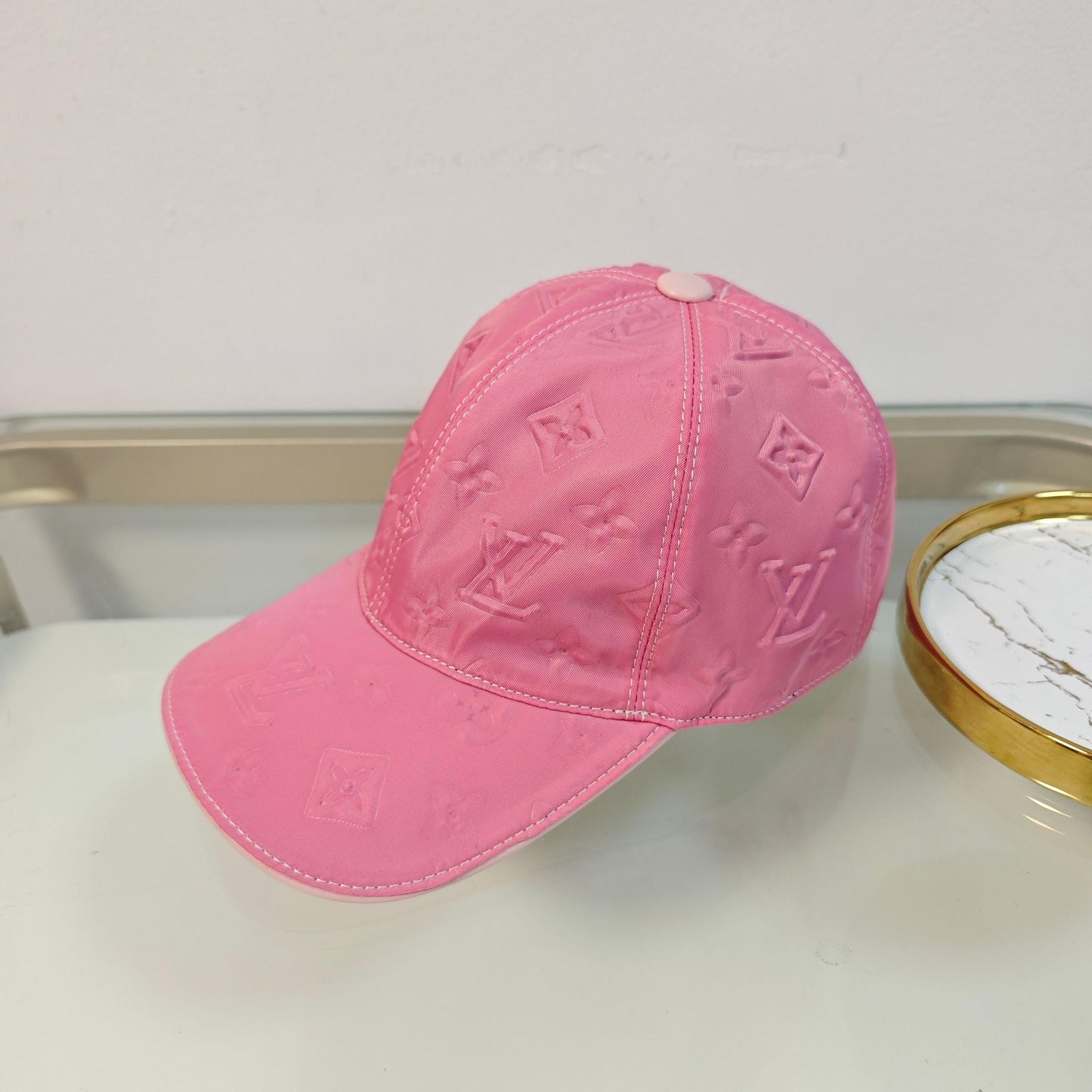 Luxury Embossed Monogram Cap : PRE-ORDER